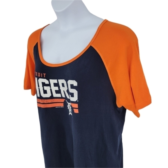Campus Lifestyle Womens Detroit Tigers  100% Cotton Size 1X - Picture 1 of 9